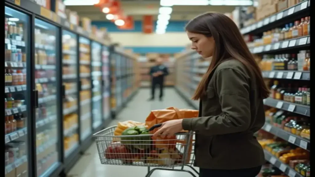Compras de supermercado com um orçamento limitado